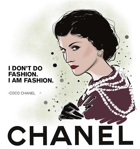 coco chanel drawings.